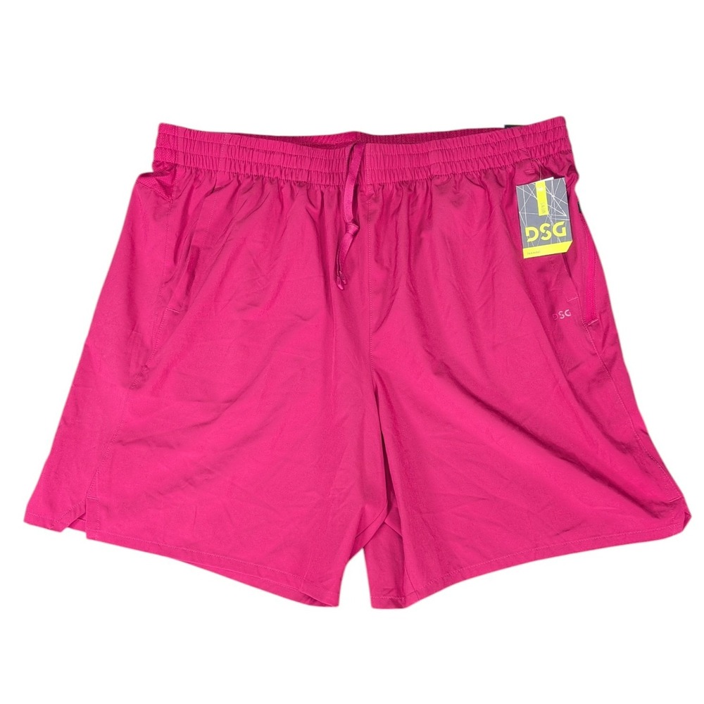 DSG Mens Training Woven Shorts Magenta Pink 2XL New With Tags Athletic Gym